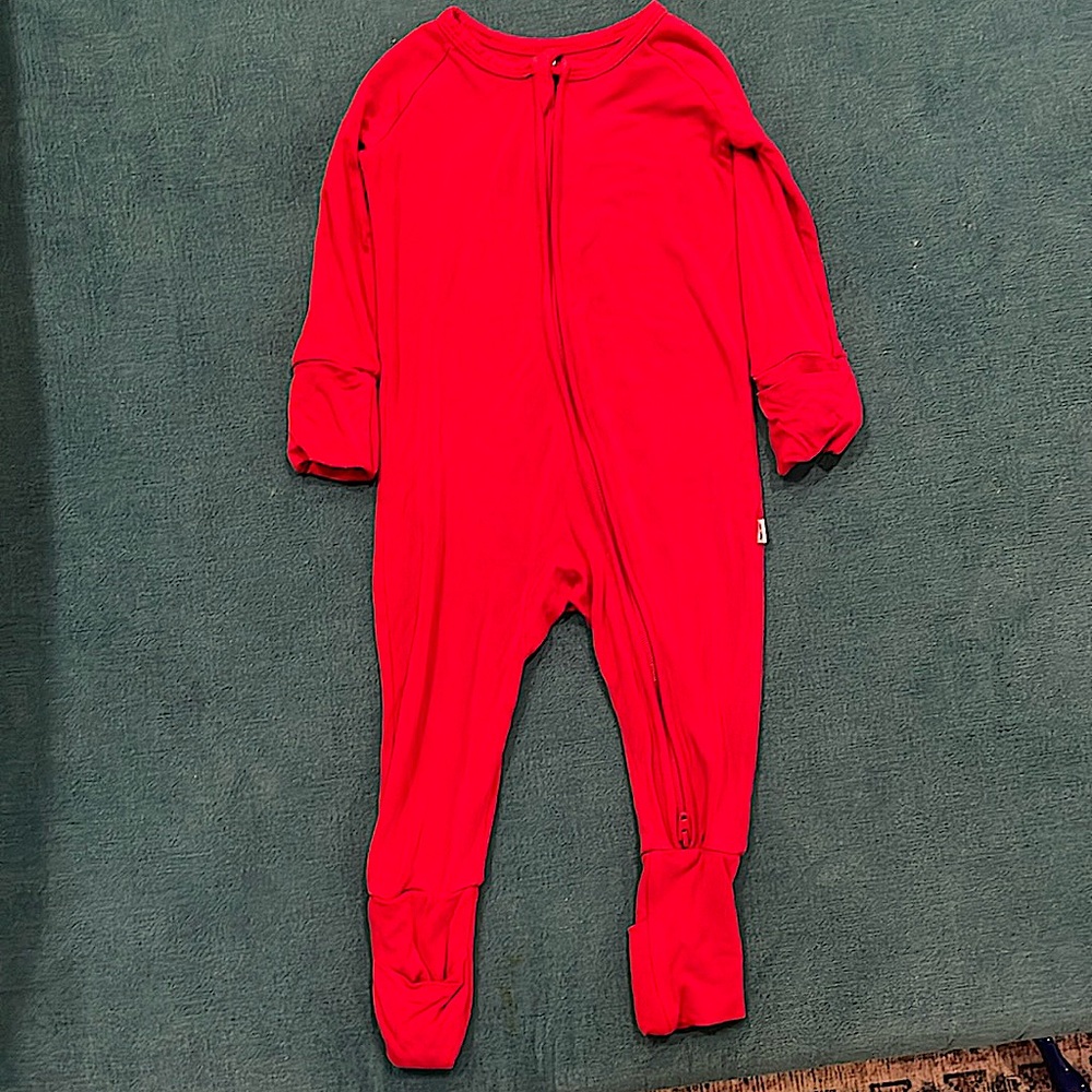 Little sleepies red sleeper 3-6 months
